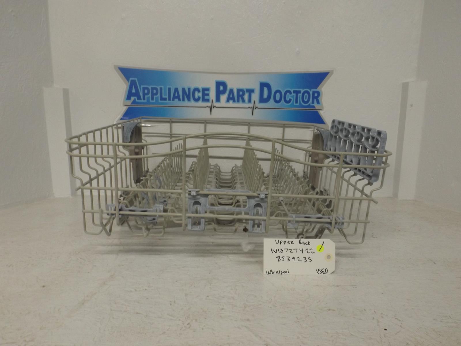Whirlpool Upper Rack W10727422 8539235 Used Whirlpool Upper Rack W10727422 8539235 Used